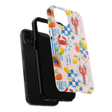 STUBBIE Phone Case for Apple iPhone - Italian Summer Seafood Stubbie
