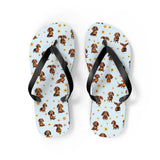 Dachshund Flip Flops