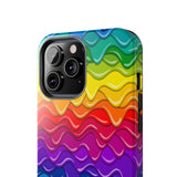 STUBBIE Phone Case for Apple iPhone - Rainbow Cake Phone Case