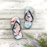 STUBBIE Flip Flops - Travel Stamp STUBBIE