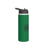STUBBIE Stainless Steel Water Bottle - Dark Green Stubbie