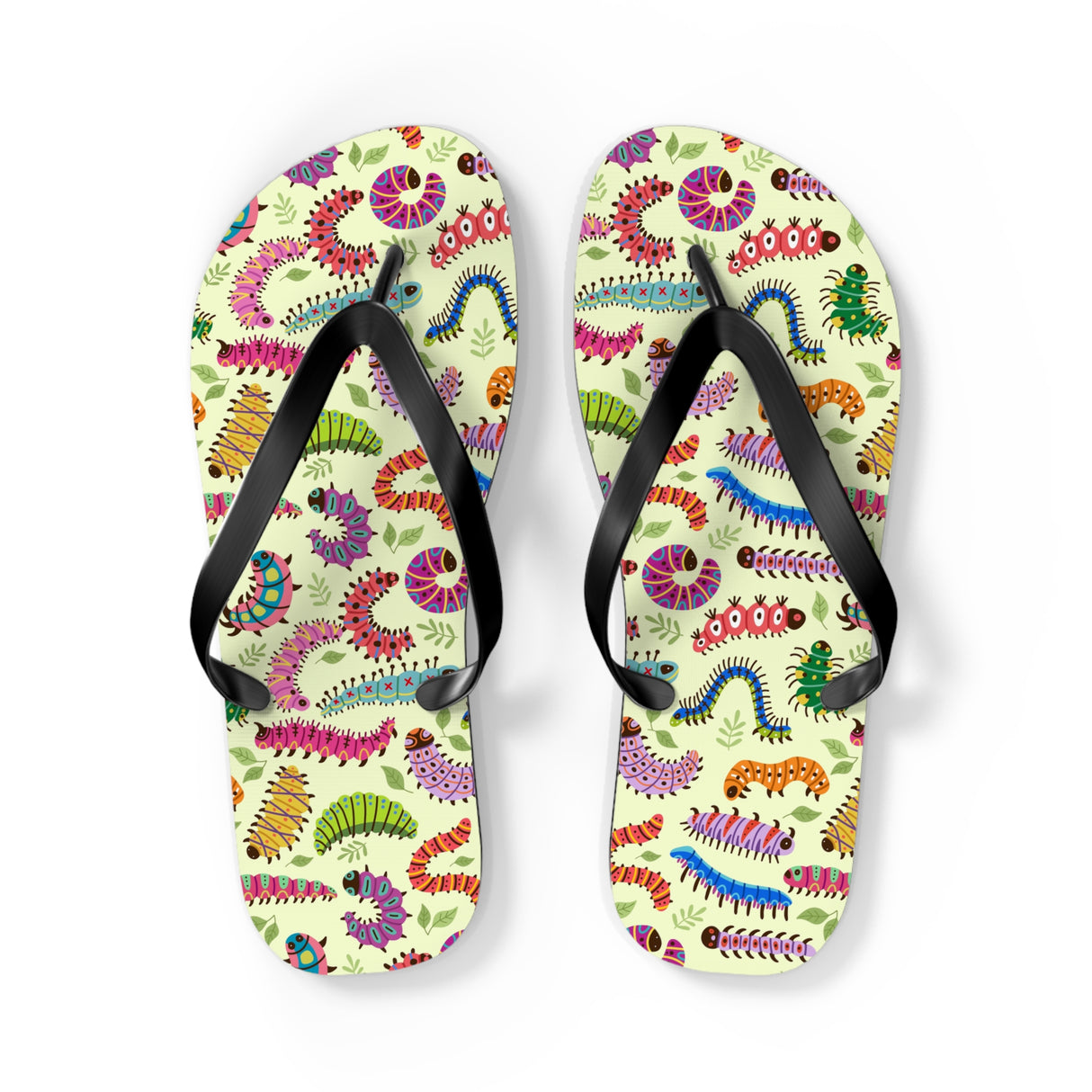 Caterpillar Flip Flops