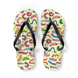 Caterpillar Flip Flops