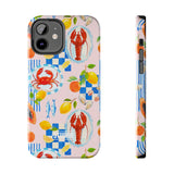 STUBBIE Phone Case for Apple iPhone - Italian Summer Seafood Stubbie