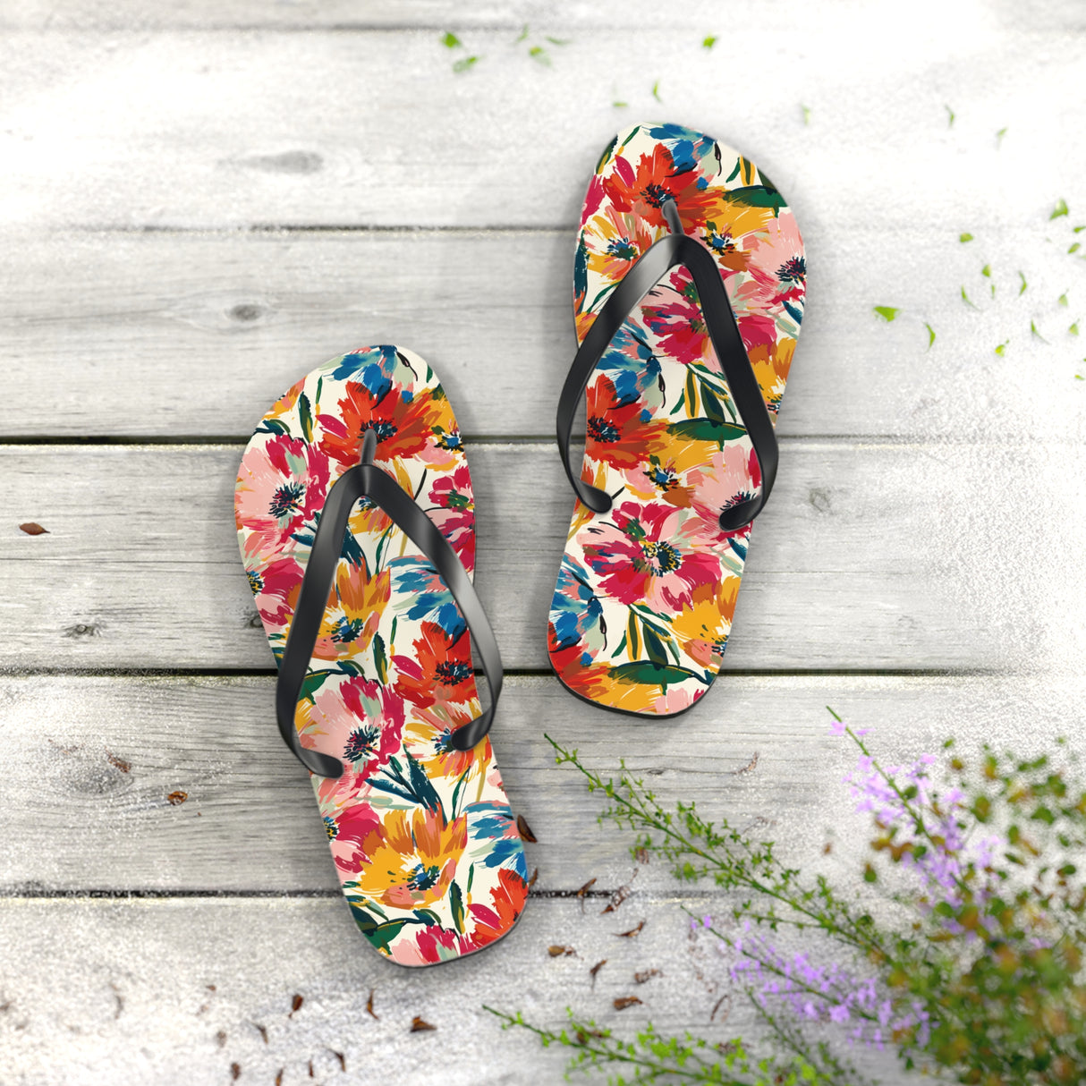 Flip Flops Floral