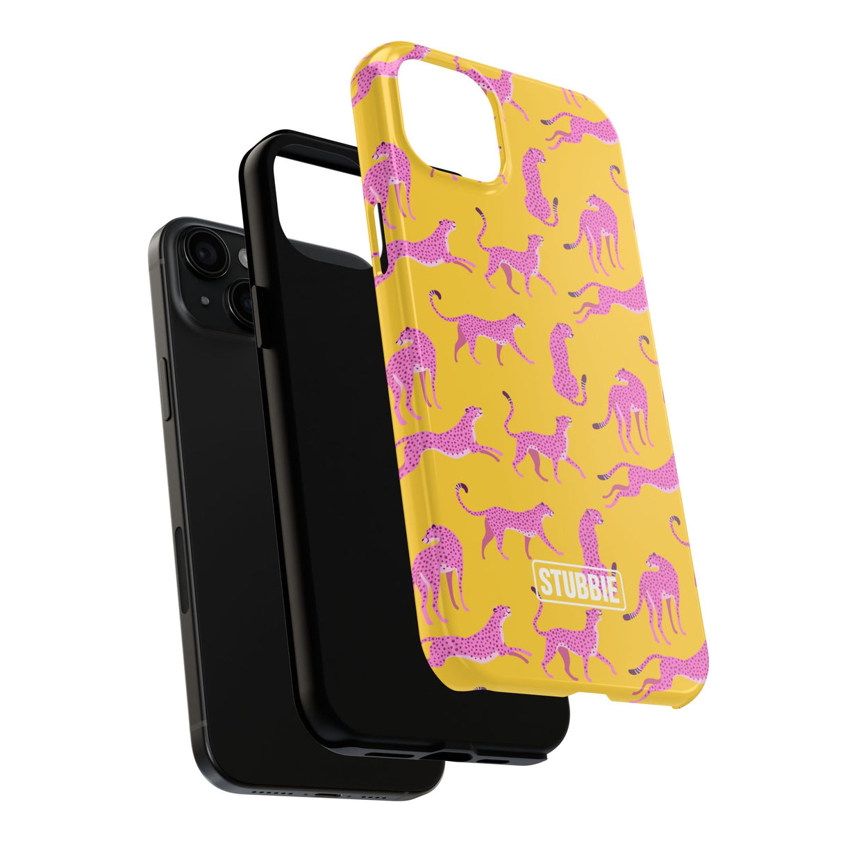 STUBBIE Phone Case for Apple iPhone - Pink Cheetah Phone Case