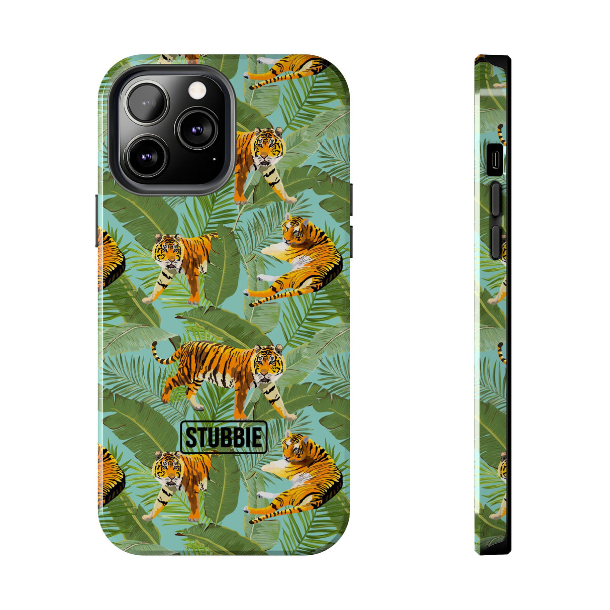 STUBBIE Phone Case for Apple iPhone - Jungle Tiger Stubbie