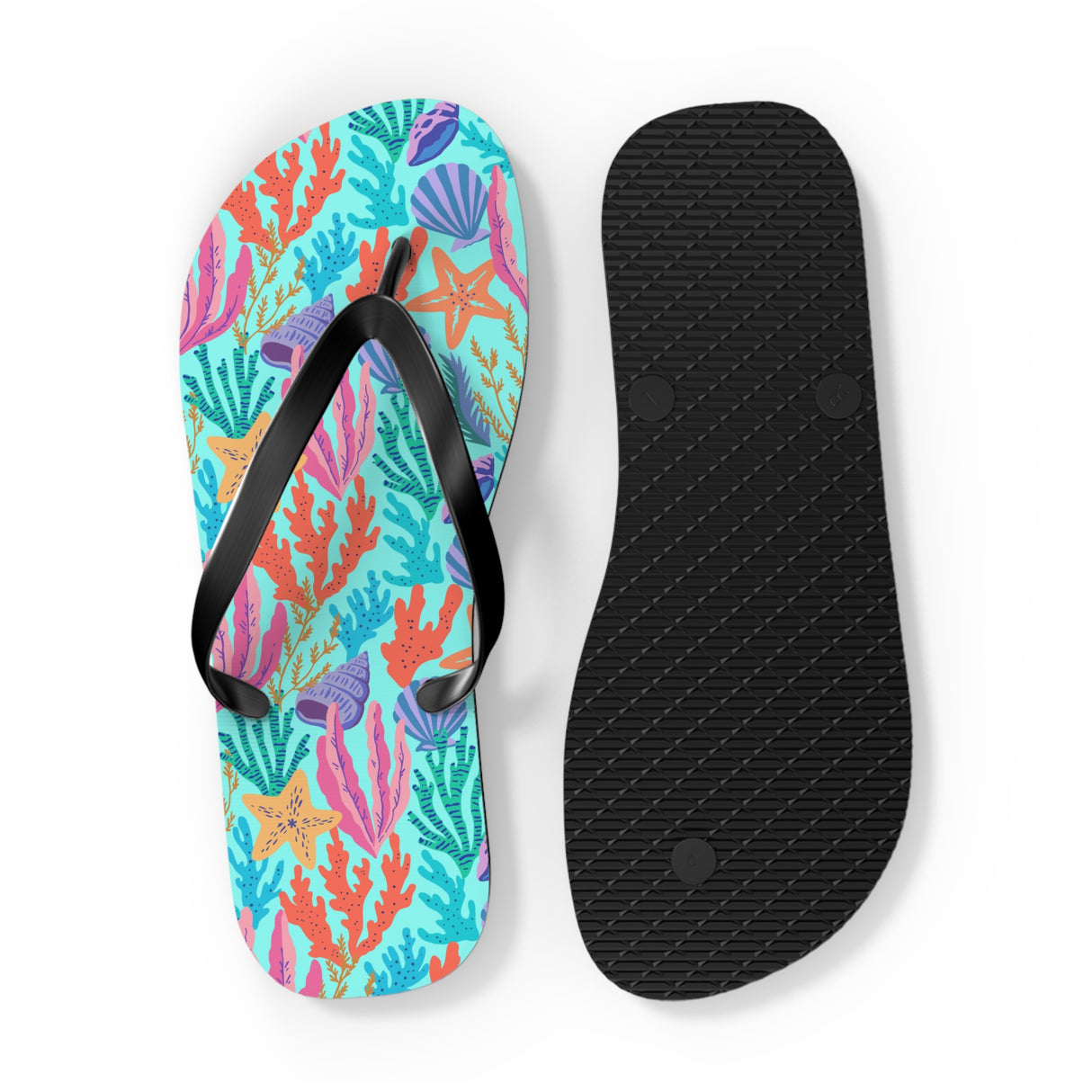 Coral Flip Flops