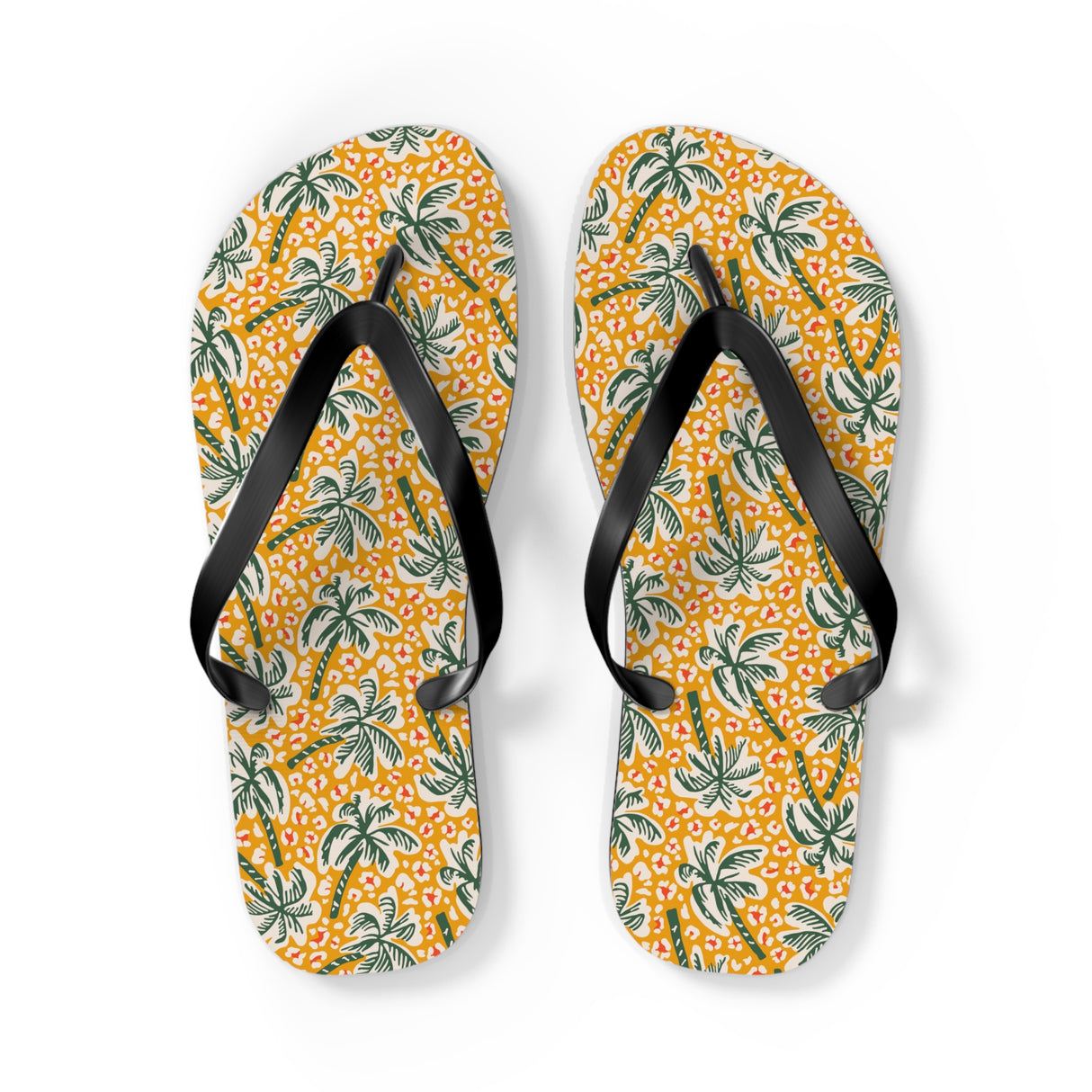 Palm Tree Flip Flops