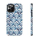 STUBBIE Phone Case for Apple iPhone - Blue Art Deco Phone Case