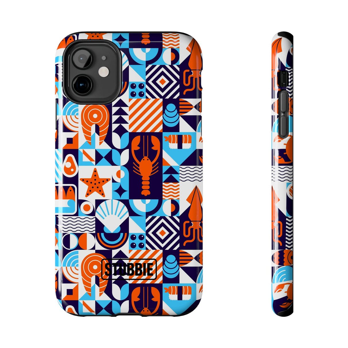 STUBBIE Phone Case for Apple iPhone - Something Fishy Stubbie