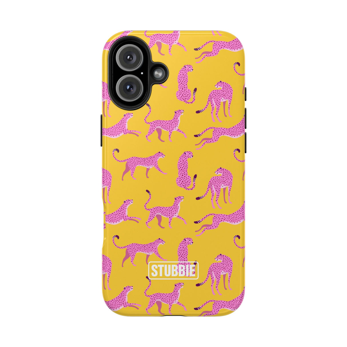 STUBBIE Phone Case for Apple iPhone - Pink Cheetah Phone Case
