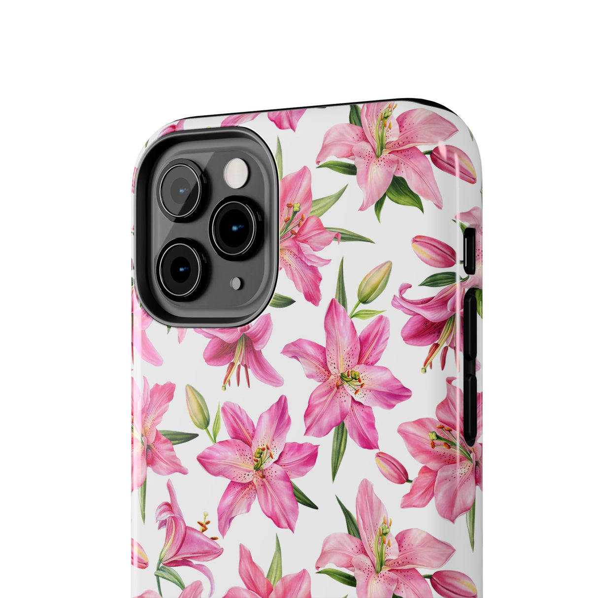 STUBBIE Phone Case for Apple iPhone - Pink Lily Flower Phone Case