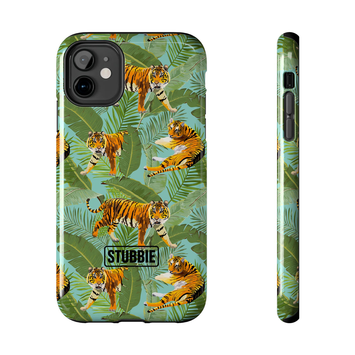 STUBBIE Phone Case for Apple iPhone - Jungle Tiger Stubbie