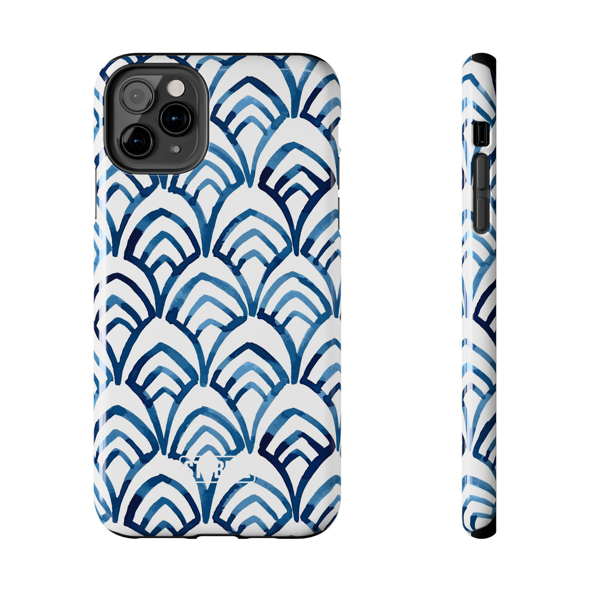 STUBBIE Phone Case for Apple iPhone - Blue Art Deco Phone Case