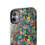 STUBBIE Phone Case for Apple iPhone - Hiding Jungle Birds Stubbie