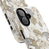 STUBBIE Phone Case for Apple iPhone - White Flowers Phone Case