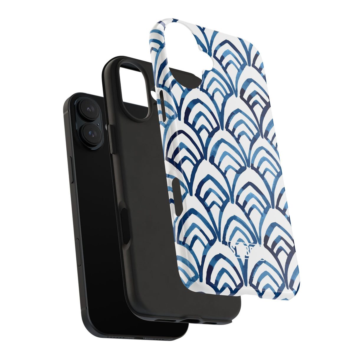 STUBBIE Phone Case for Apple iPhone - Blue Art Deco Phone Case