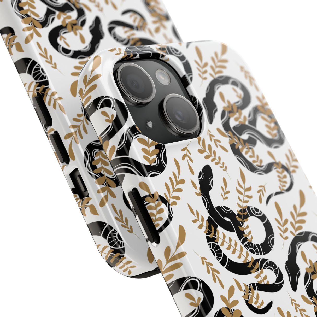 STUBBIE Phone Case for Apple iPhone - Black Snake Phone Case