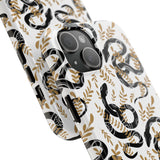 STUBBIE Phone Case for Apple iPhone - Black Snake Phone Case