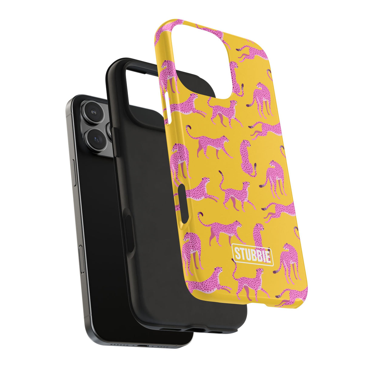 STUBBIE Phone Case for Apple iPhone - Pink Cheetah Phone Case