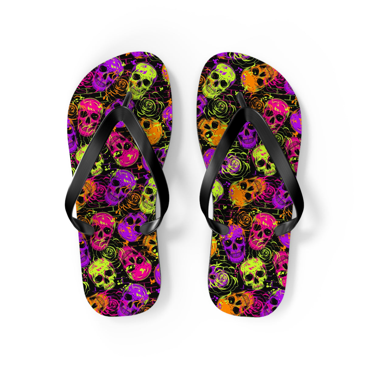 Flip Flops With Skulls