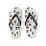 Dachshund Flip Flops
