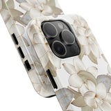 STUBBIE Phone Case for Apple iPhone - White Flowers Phone Case