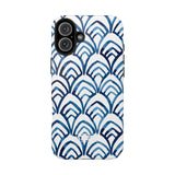 STUBBIE Phone Case for Apple iPhone - Blue Art Deco Phone Case