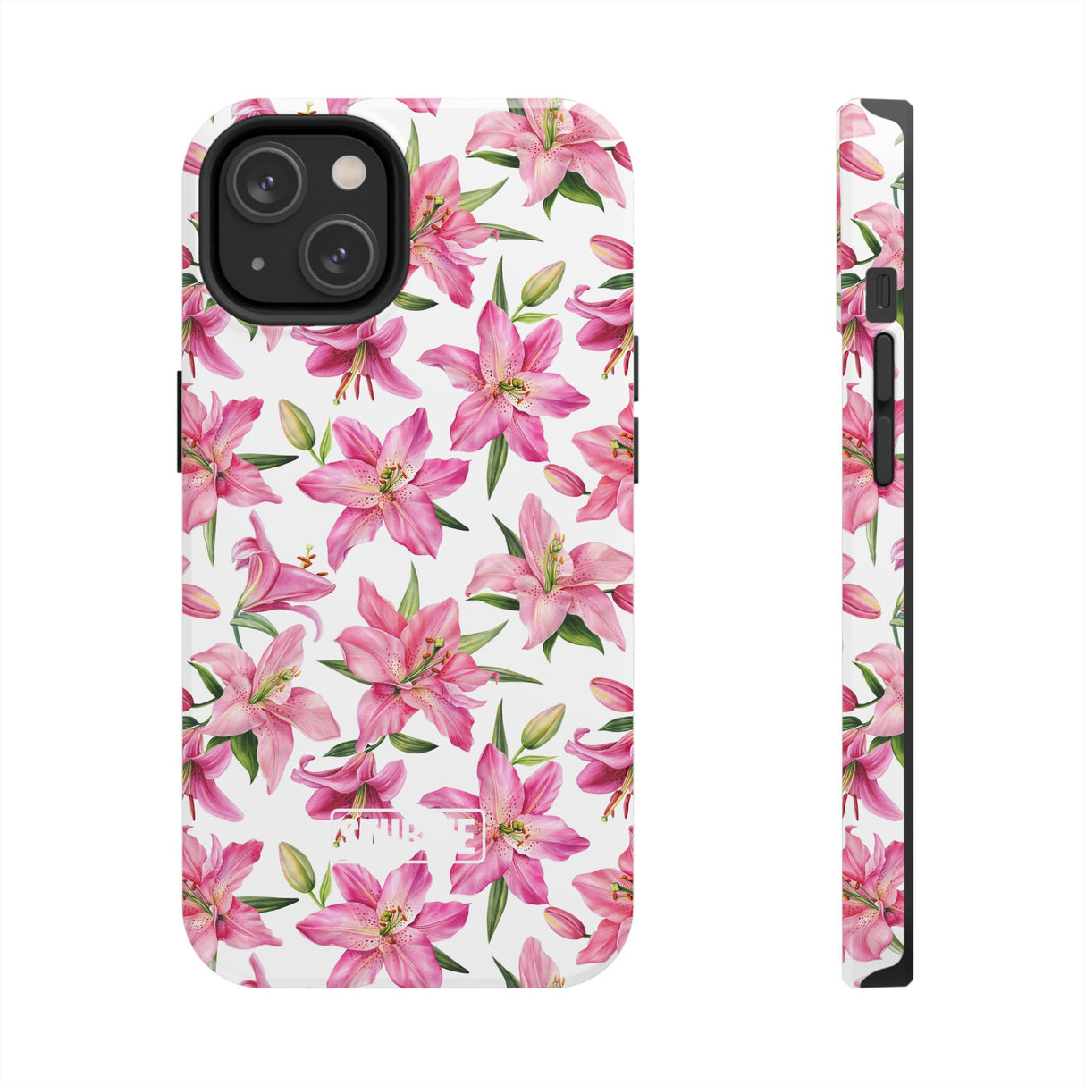 STUBBIE Phone Case for Apple iPhone - Pink Lily Flower Phone Case