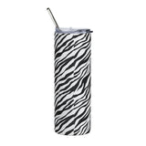 STUBBIE Stainless Steel Tumbler, 20oz - Zebra STUBBIE