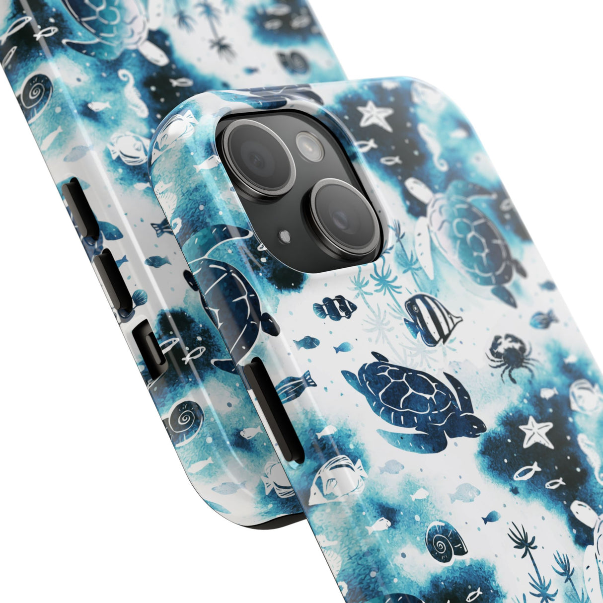 STUBBIE Phone Case for Apple iPhone - Fish And Turtle Phone Case