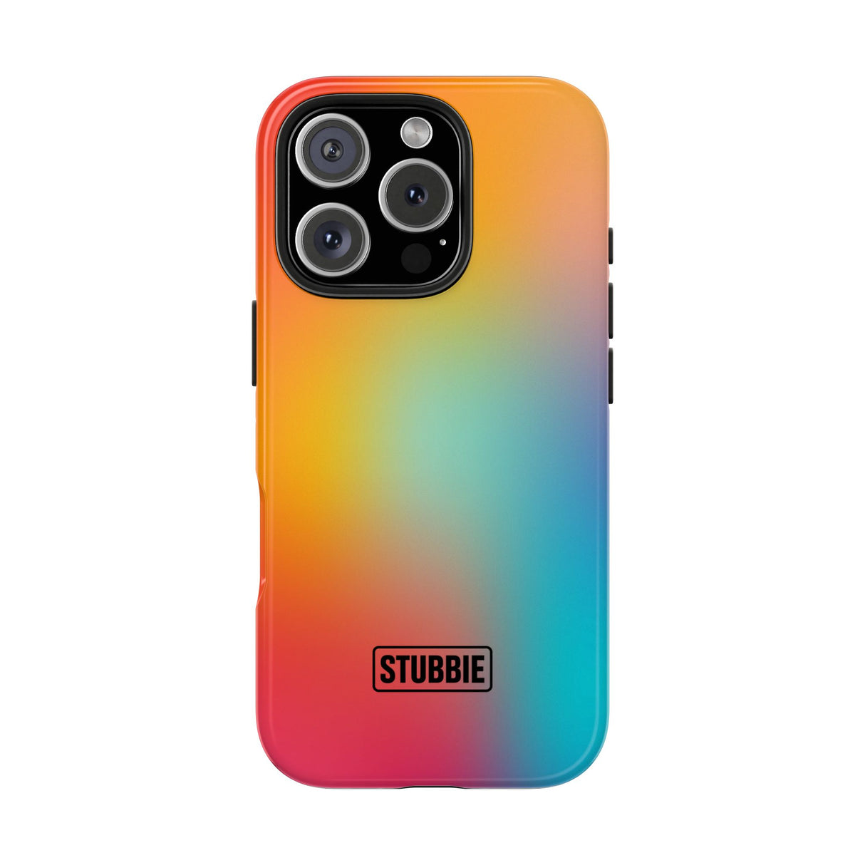 STUBBIE Phone Case for Apple iPhone - Rainbow Blue Stubbie
