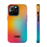 STUBBIE Phone Case for Apple iPhone - Rainbow Blue Stubbie