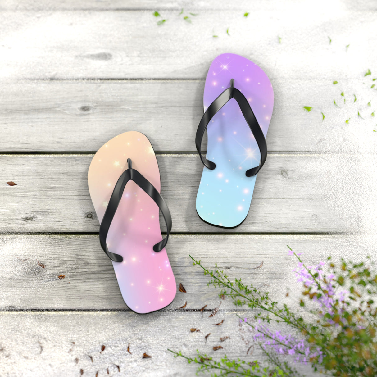 Sparkle Flip Flops