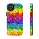STUBBIE Phone Case for Apple iPhone - Rainbow Cake Phone Case