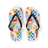 STUBBIE Flip Flops - Italian Summer Seafood STUBBIE