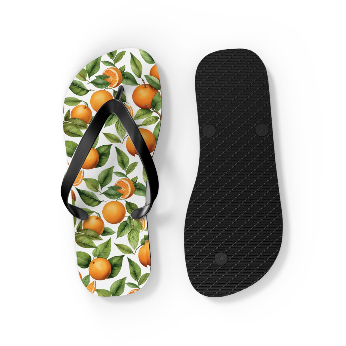 Orange Flip Flops