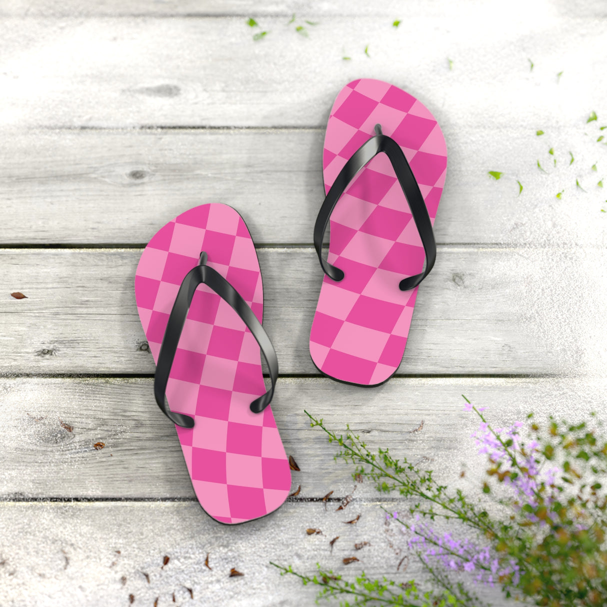 Hot Pink Flip Flops
