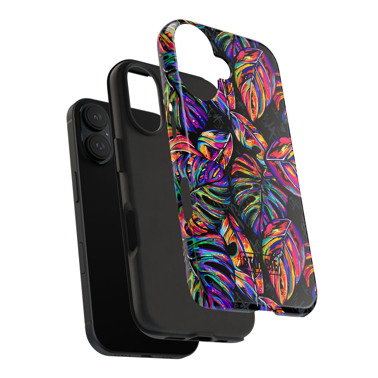 STUBBIE Phone Case for Apple iPhone - Rainbow Jungle Phone Case
