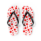 Red Polka Dot Flip Flops