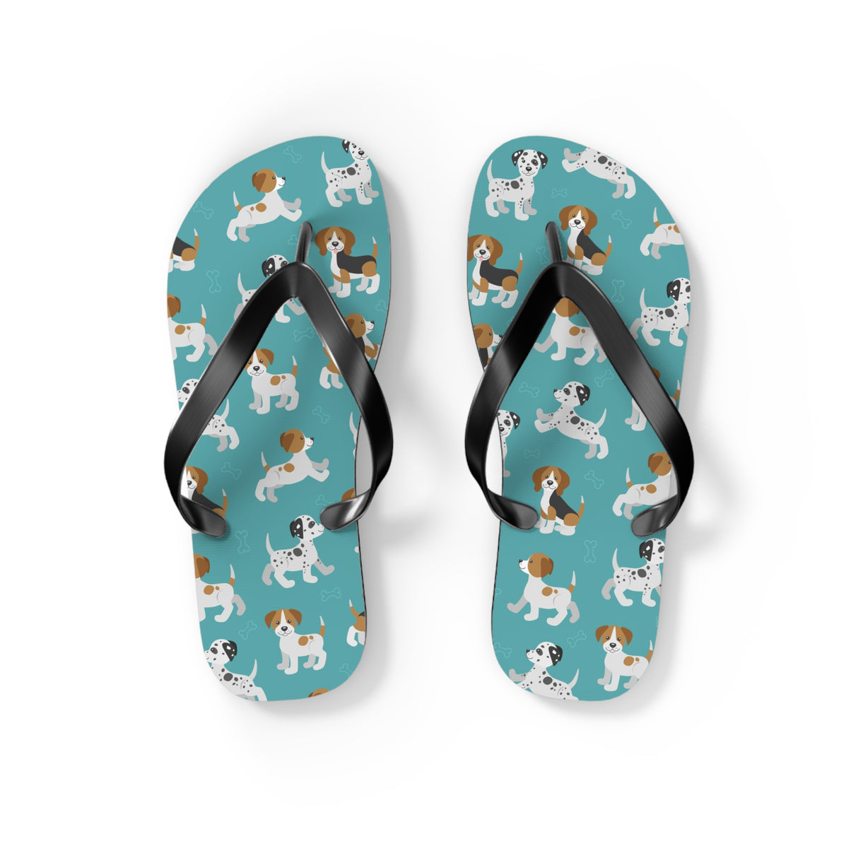 Cute Puppies Flip Flops