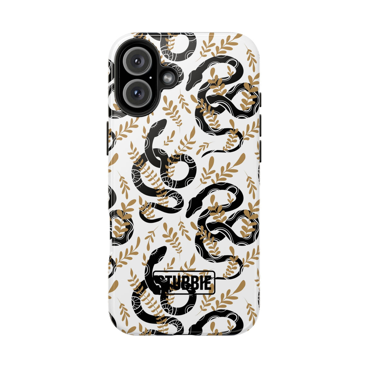 STUBBIE Phone Case for Apple iPhone - Black Snake Phone Case