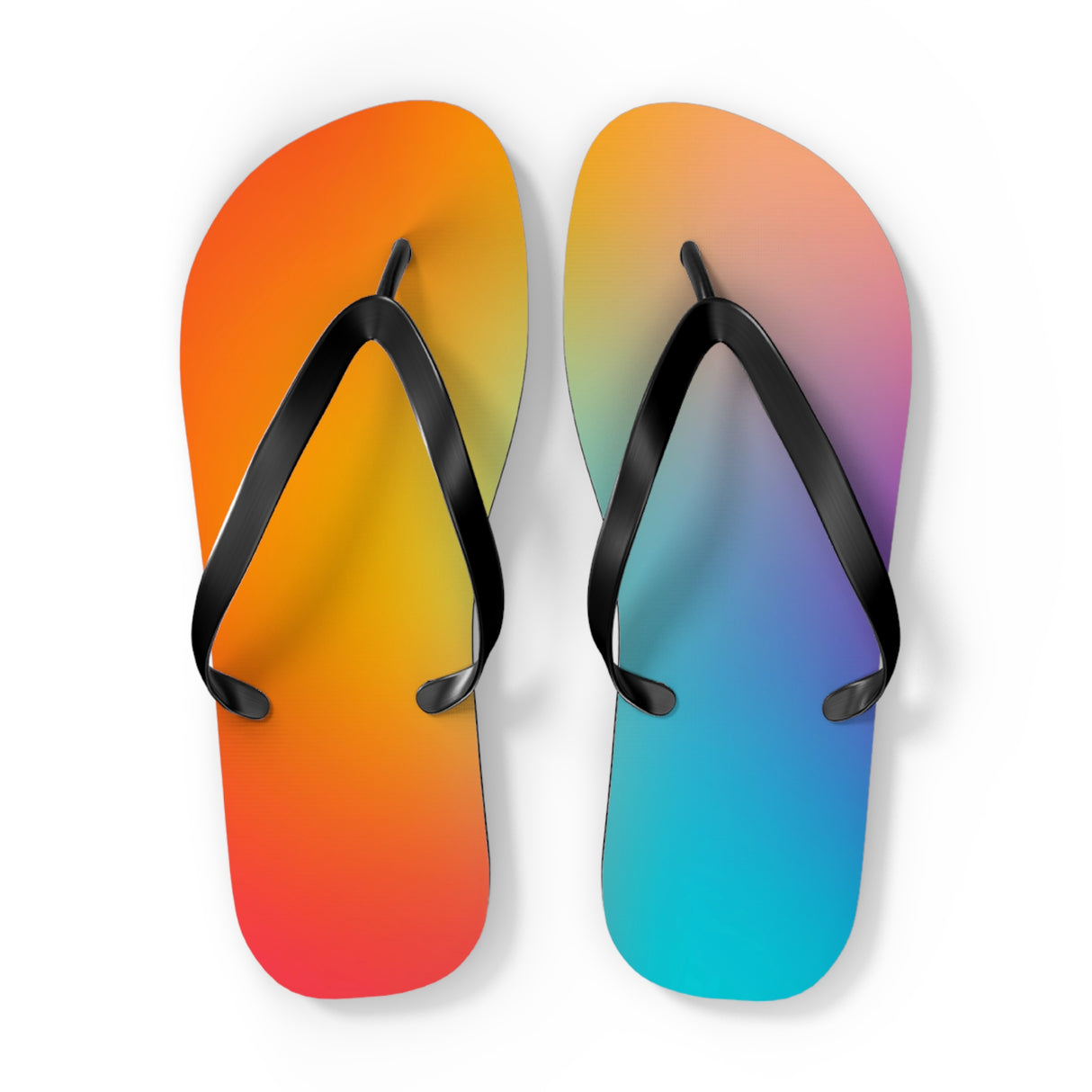 STUBBIE Flip Flops - Rainbow Blur STUBBIE