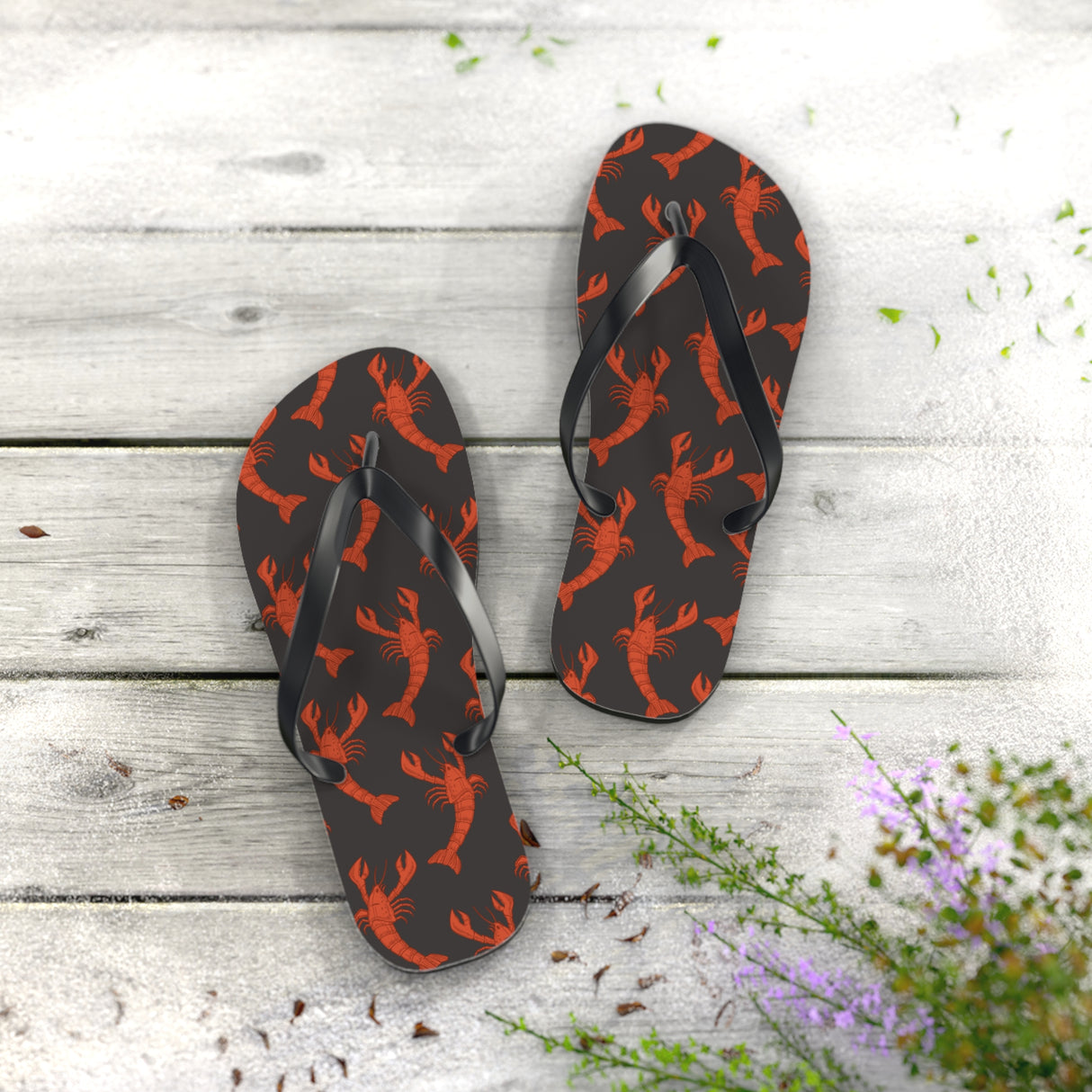 STUBBIE Flip Flops - Lobster Nights STUBBIE