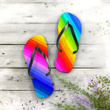 Rainbow Flip Flops