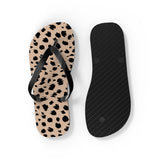Cheetah Print Flip Flops