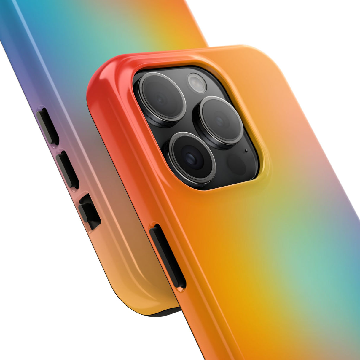 STUBBIE Phone Case for Apple iPhone - Rainbow Blue Stubbie