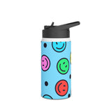 Smiley Face Stainless Steel Water Bottle