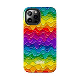 STUBBIE Phone Case for Apple iPhone - Rainbow Cake Phone Case